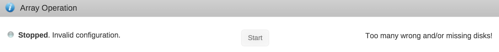 Single parity error